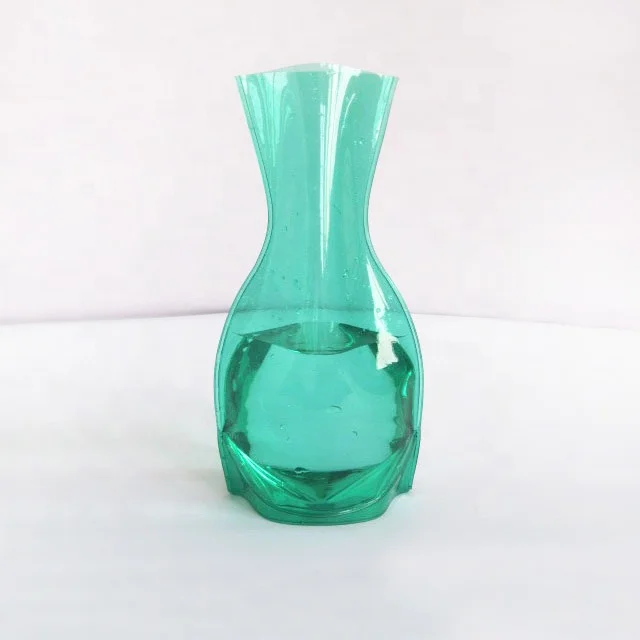 
flexible PVC flower foldable vase for promotion D-V074 