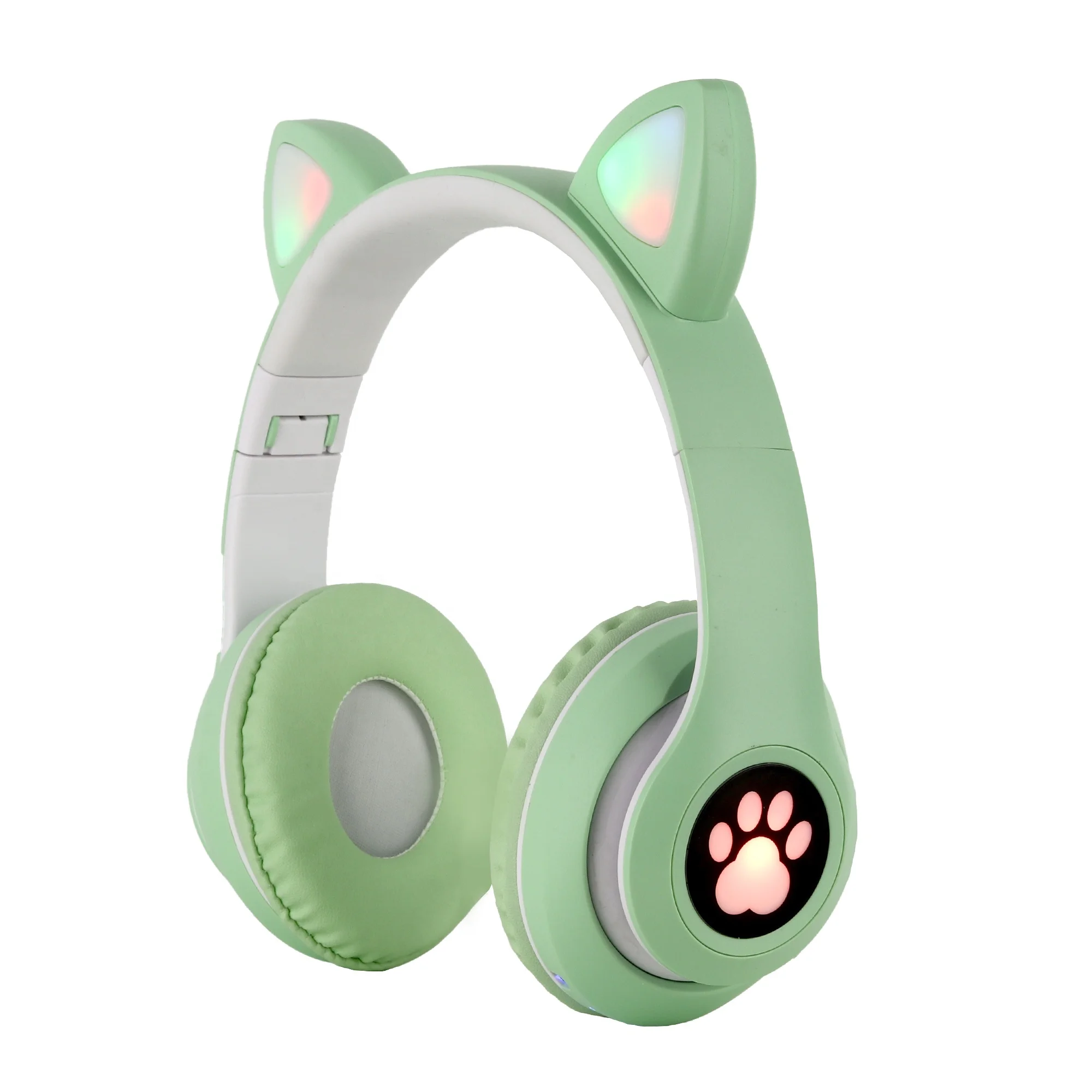 

High Quality LED Wireless Stereo Ear Headphones Earphones Noise-Cancelling Headphones For Party Gift, Colors customized