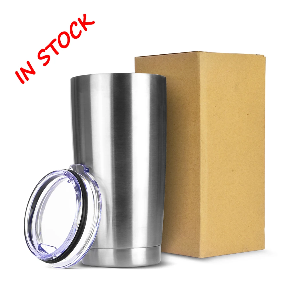 

18/8 Steel Tumbler 20oz Tumblers Travel Tumbler Cups in Bulk, Natural or customized