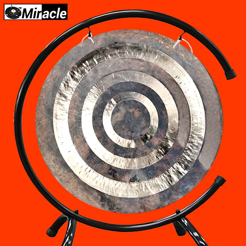 

40' inch 100cm Wind Gong from China in Wuhan Percussion handmade instruments, Golden / golden & black