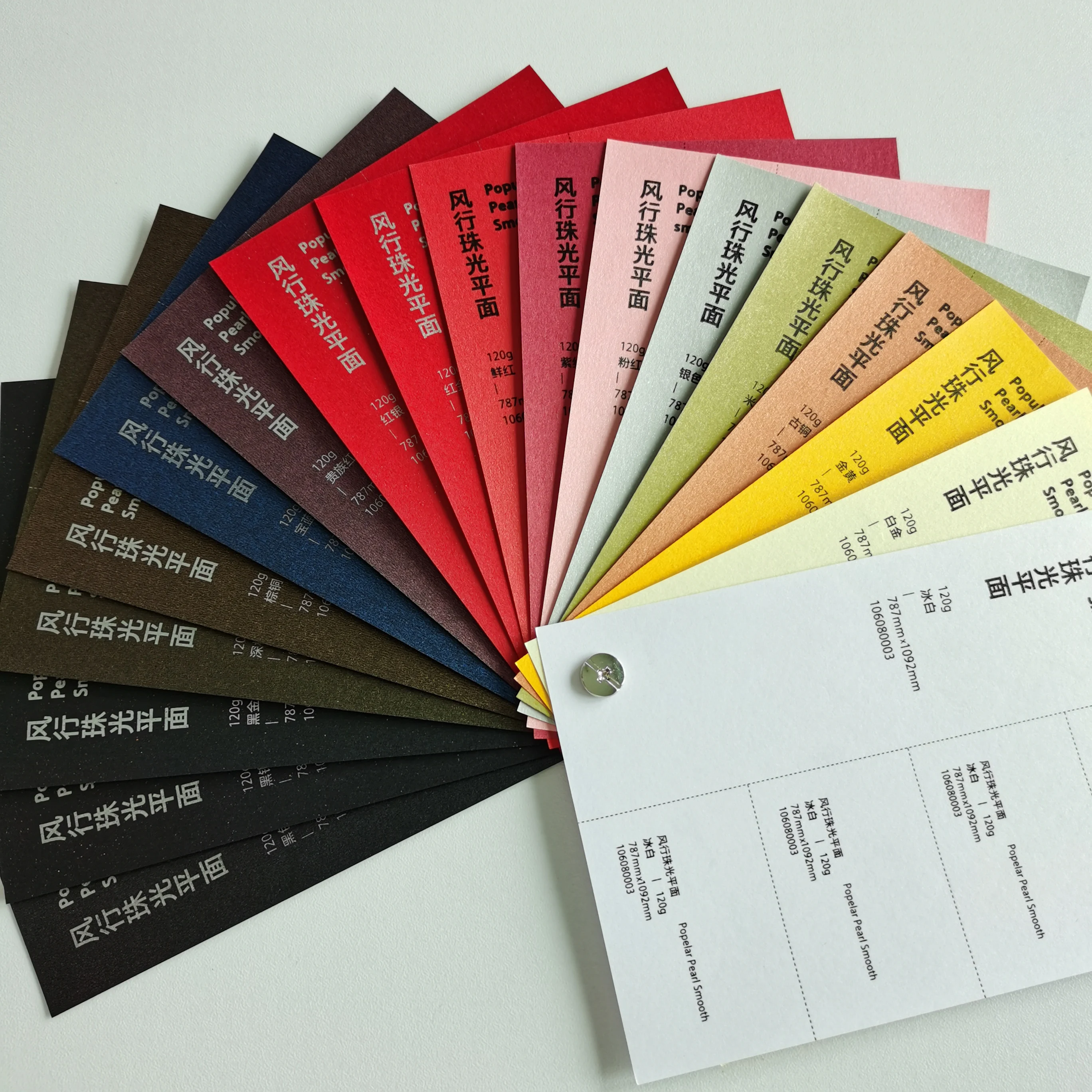 
Popular Art paper Sheet Most Cost-effective 120g Single Side Embossed Pearl Paper For Packaging 