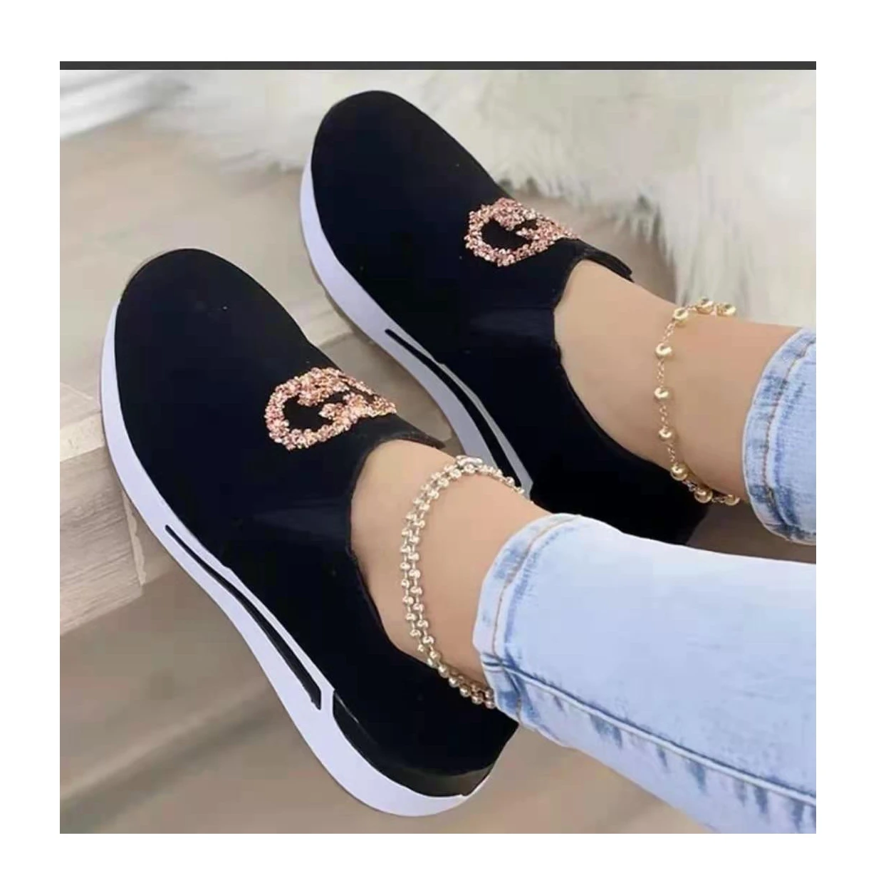 

Hot Selling Good Quality Ladies Sneakers Cheap Casual Shoes Women