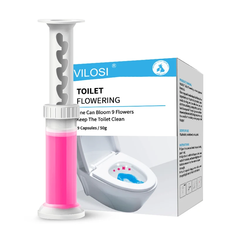 

50g Rose and Marine Scent toilet cleaner formulation for household cleaning
