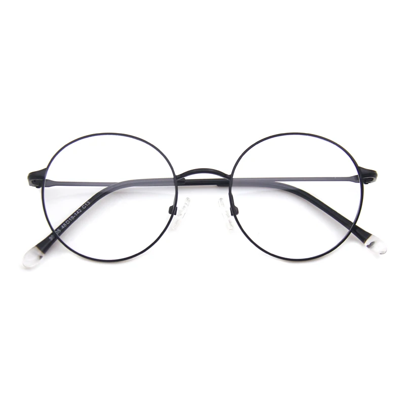 

2021 7 Colors New Man Woman Retro Round Glasses Metal Eyeglass Frame Black Silver Gold Spectacles Eyeglasses