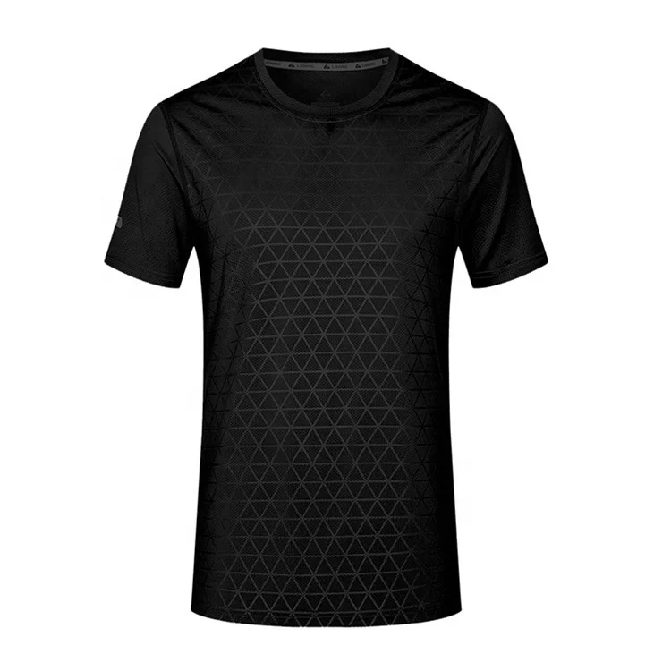 

Sportswear 2022 New Model Plain Design Unisex Quick Dry Sports Shirt Black, Any colors can be made