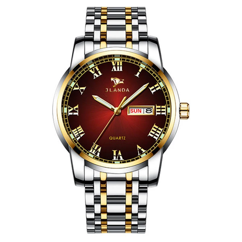 

Custom Logo Jlanda Waterproof Stainless Steel Luxury Man Quartz Wrist Watches 2020, As showed