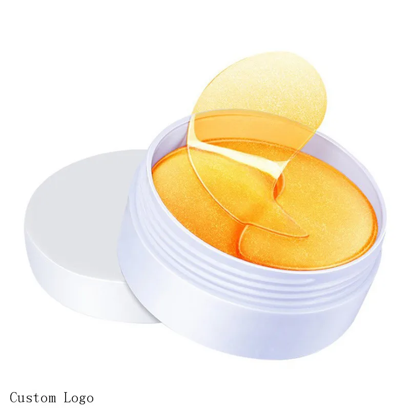 

High quality private label make your own logo direct supply sleeping crystal collagen eye mask and golden eye patch
