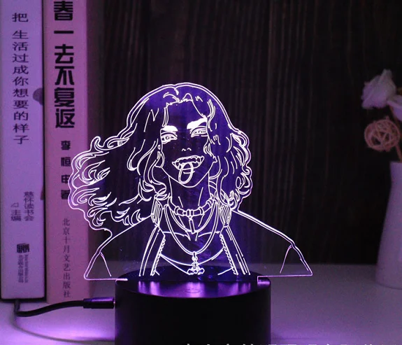 

Riman Tokyo Avengers hand-made 3D night light touch color changing table lamp TikTok creative gifts anime peripheral