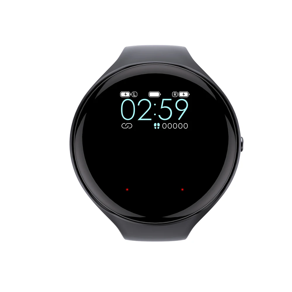 

2 in 1 Smart Watch Bluetooth Headphone IPX5 Waterproof Wireless TWS Earbuds Earphones