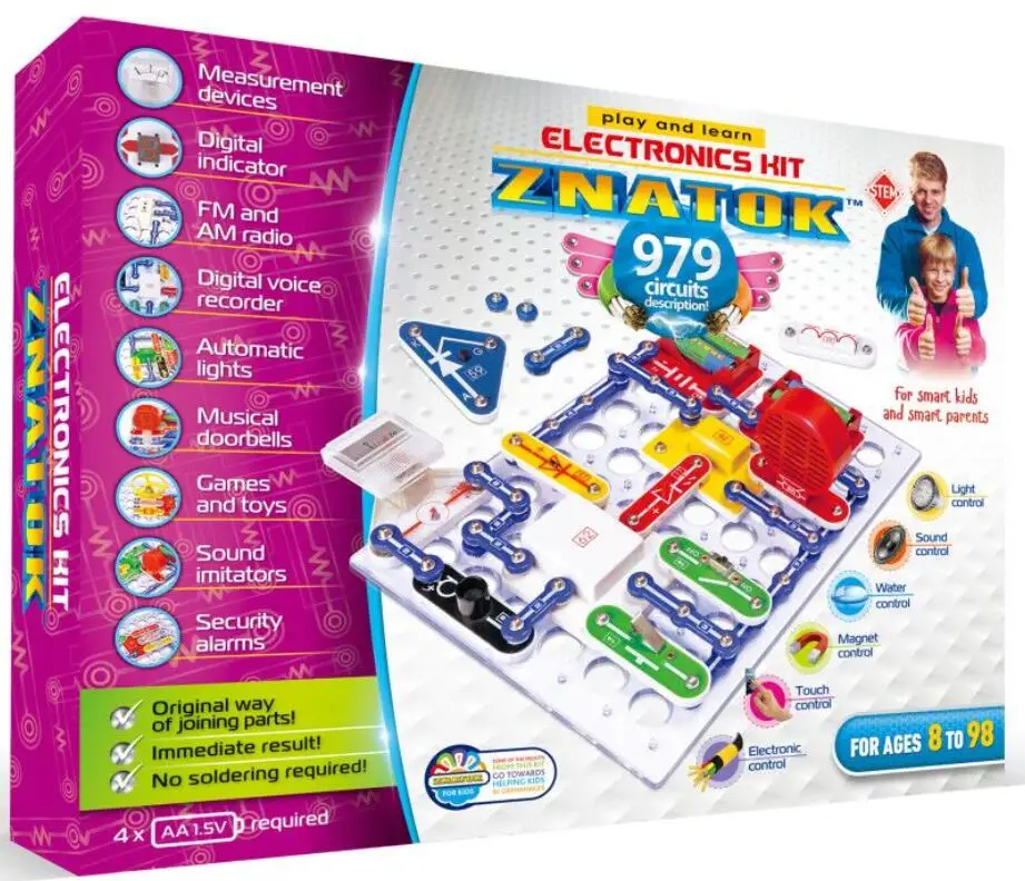 Elektron konstruktor Znatok "979 sxema"ni arzon narxda sotib oling - Uzum