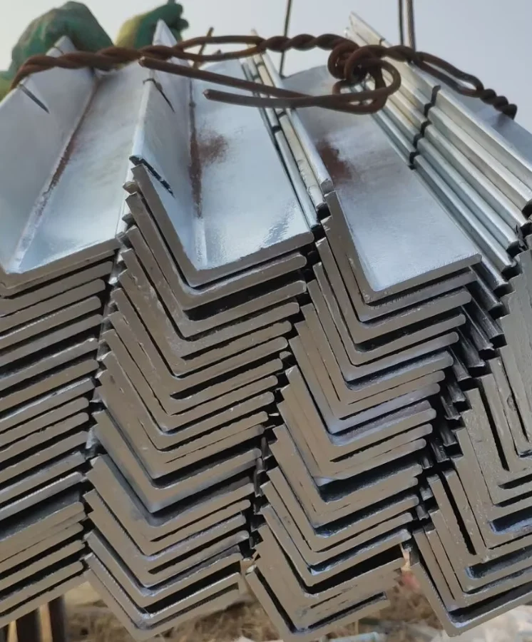 ASTM A36 Galvanized Slotted Angle 3x3x1/4 Inch with Elongated Holes