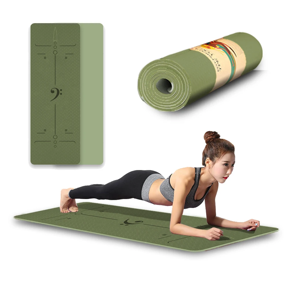 

Airex Women Embossed Exercise Custom Printing Rubber Tpe Yoga Mat