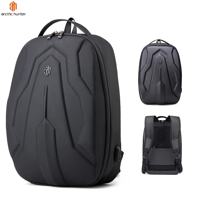 

Arctic Hunter New Backpacks Waterproof EVA Shaped Anti Theft Back Pack Travelling USB Backpack Bagpack Men
