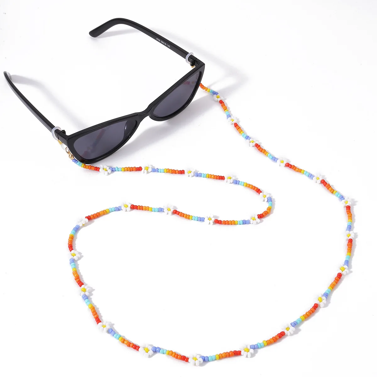 

New Bead Daisy Flower Sunglasses Chains Colorful Glasses Chain Women Handmade Lovely Strap Cord Holder
