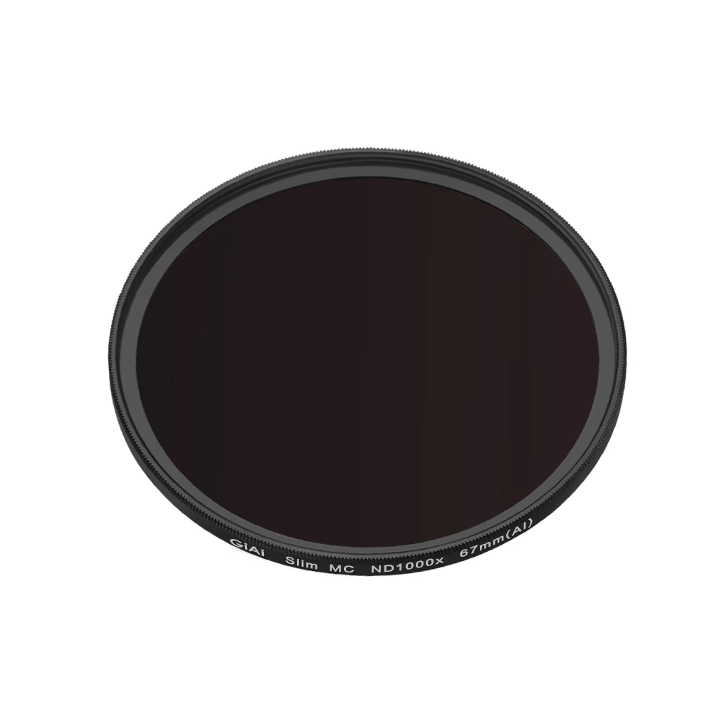 

GiAi Slim 67mm Neutral density filter ND8 ND16 ND64 ND1000 Camera ND filter
