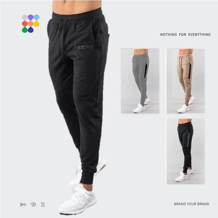 

Free Custom Logo Trackpants Gym Wear Athleisure Sweatpants Cargo Stacked Joggers Pants With Side Pockets