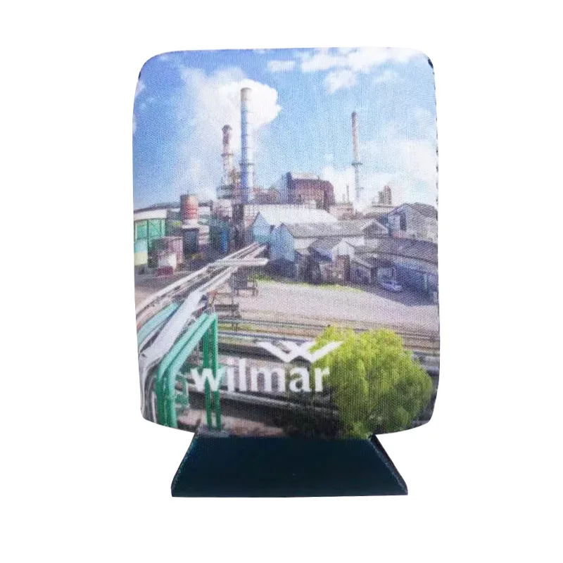 

Promotional Stubby Holder White Sublimation Printed Custom Neoprene Can Cooler With Best Quality, Customized