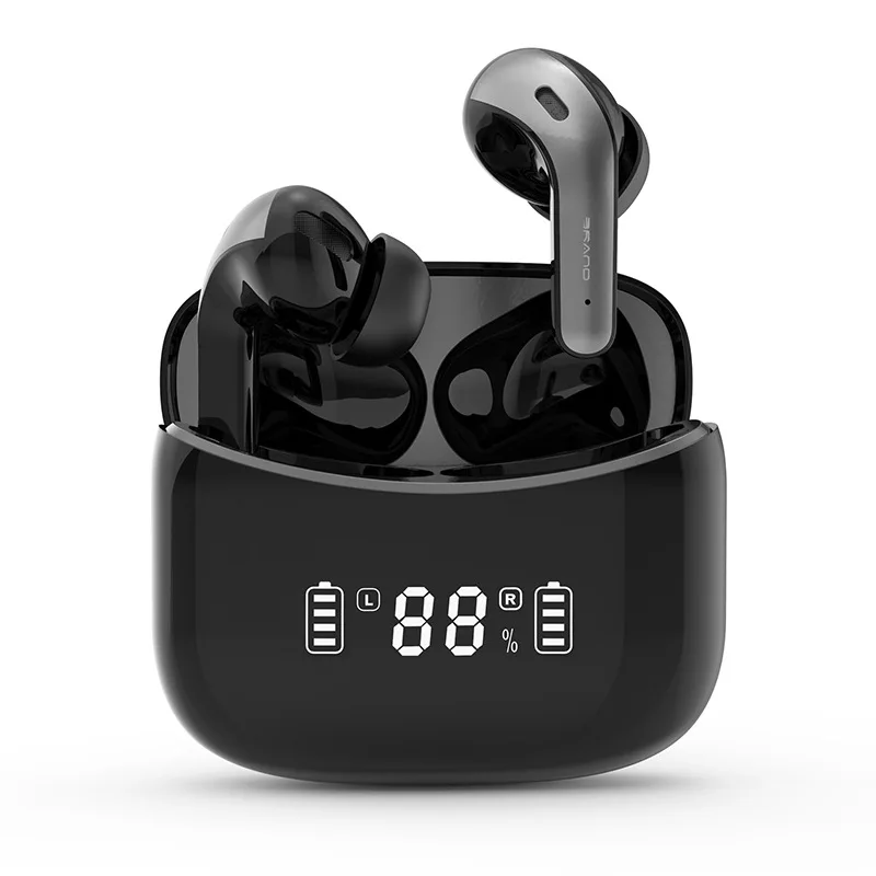 

New product private model TWS wireless earphone Amazon cross-border new X15 stereo sports earphone 5.0, Black white