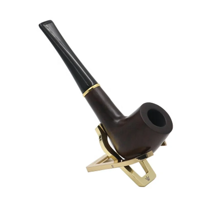 

Wood Straight Type Smoking Pipe, Black