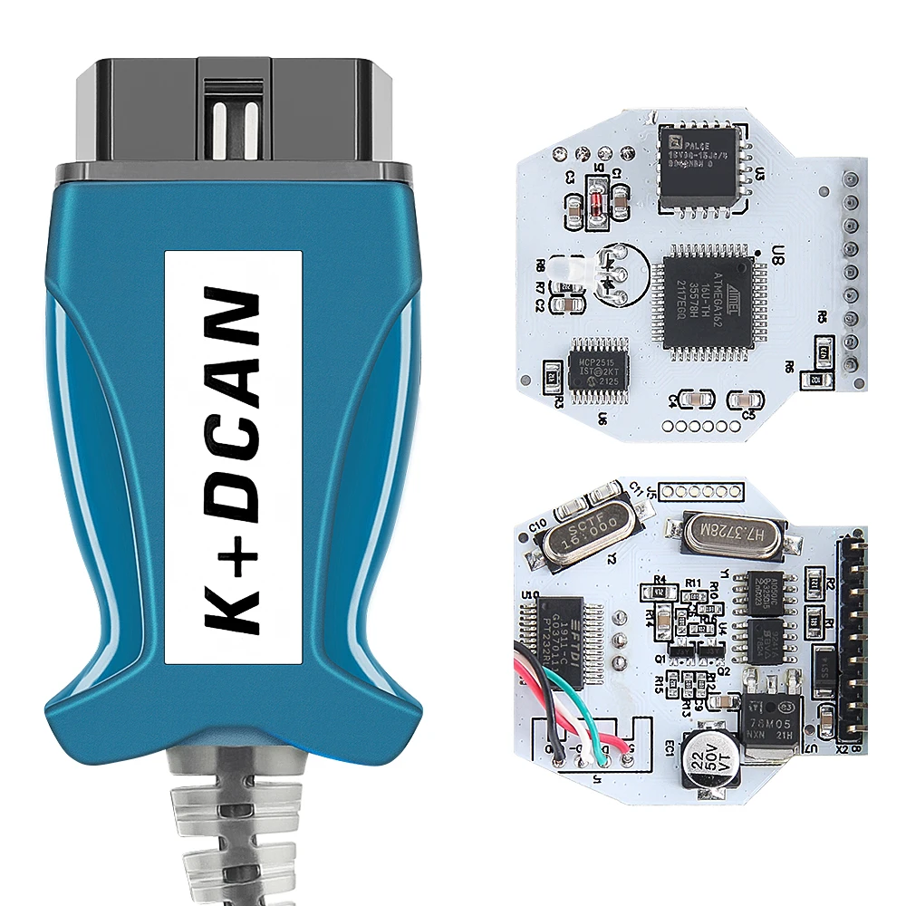 

OBD2 Diagnostic Interface K+DCAN K-LINE Interface for BMW Old Cars With Switch Support Programing