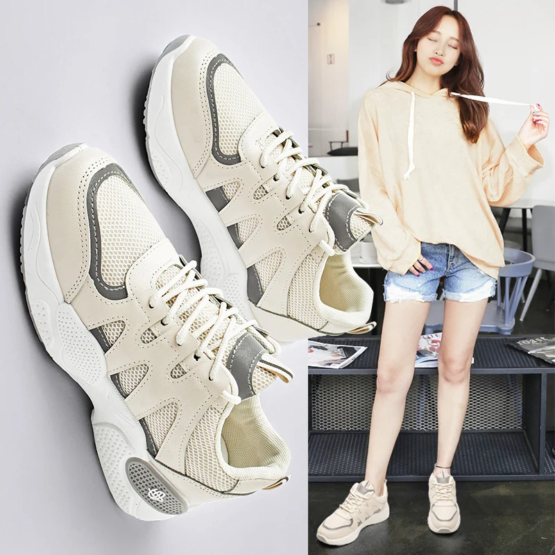 

Breathable Fashion Cheap Soft Woman Sneakers New Casual Woman active Sport Shoes, Optional