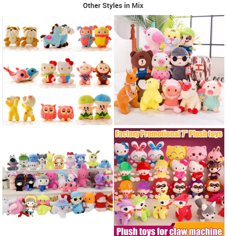 claw machine plush toys for sale