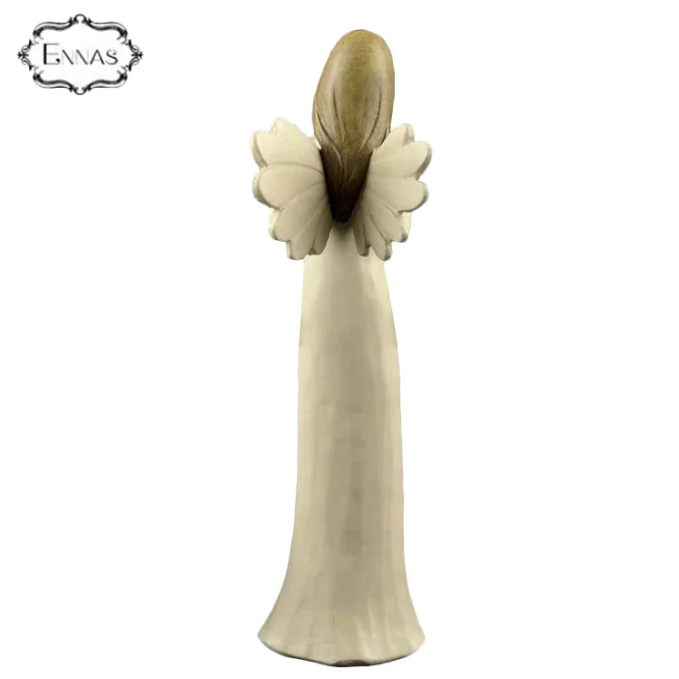 
Resin Heart Mother Fairy Angel Figurine Resin Heart Fairy Angel 