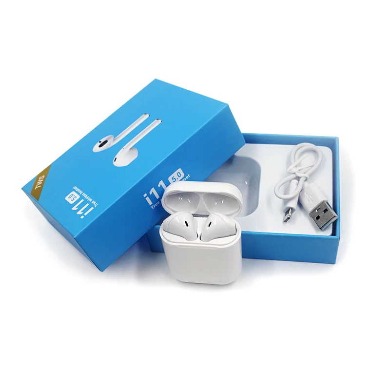 

New Arrival I12 Tws Wireless Bt 5.0 Mini Wireless Earphone Headphone Earbuds, White/green/blue/yellow/pink