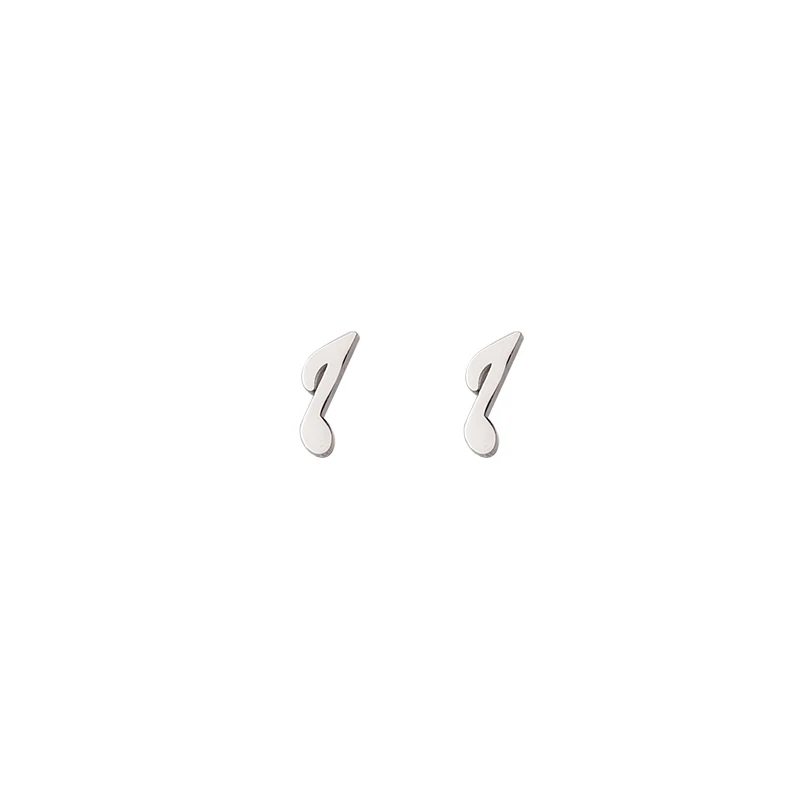 

Huggie Earrings Music Note Designs Jewelry Models Saudi 2023 for Woman Pictures of Small Rose Gold Gift Trendy Design