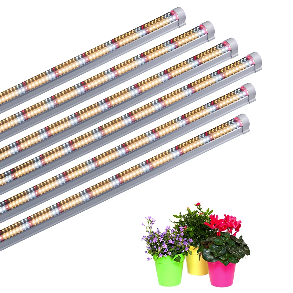 Full spectrum 2ft 3ft 4ft 60cm 90cm 120cm 85-265Vac t8 t5 led tube grow light for hydroponics plants