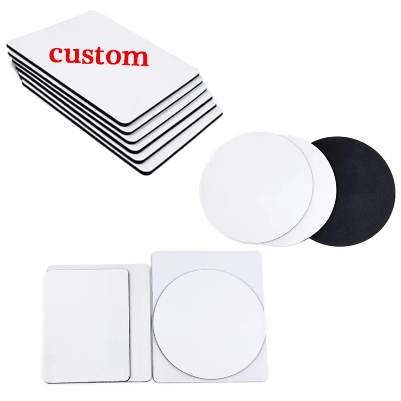 Computer Accessory Sublimation Blank Neoprene Rectangle Shape Mouse Pads