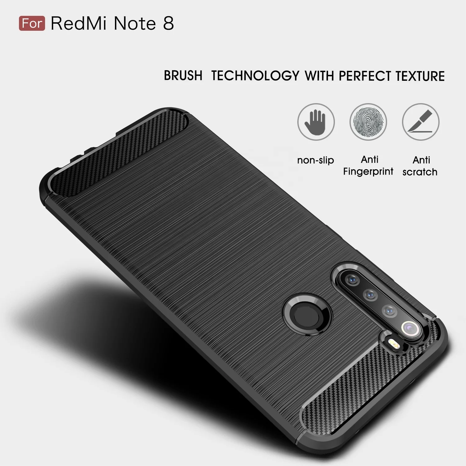 

For Xiaomi Redmi Note 8 Case TPU Cover Anti Shock Protective Case 2019 New, 4 colors