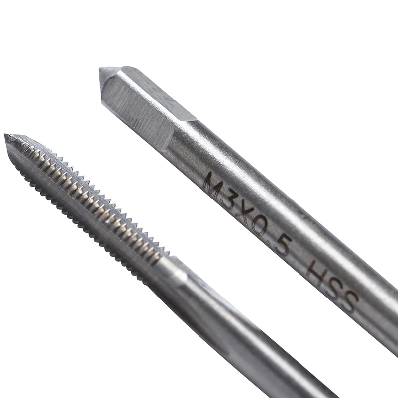 
10pcs HSS6542 high speed steel material mini M1 to M3.5 machine hand tap thread wire tapping threading taps 