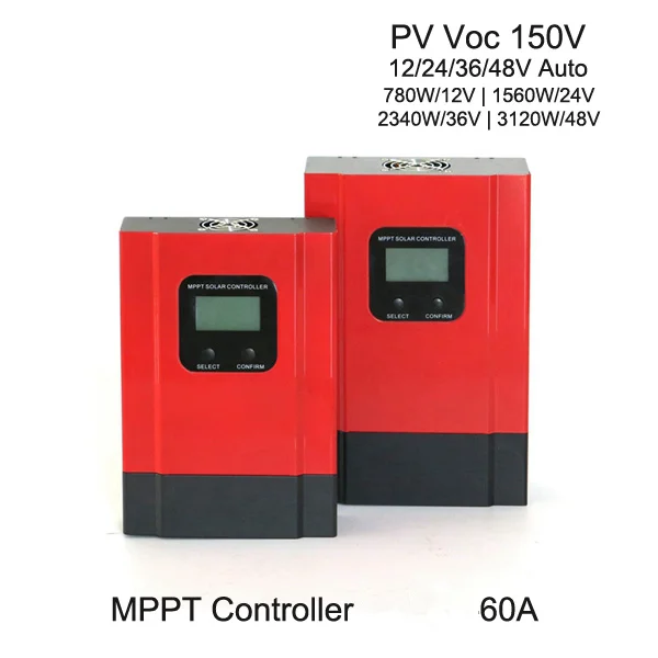 
Vmaxpower solar charge controller 12V 24V 48V 96V 50A 60A 80A 100A MPPT charger controller 