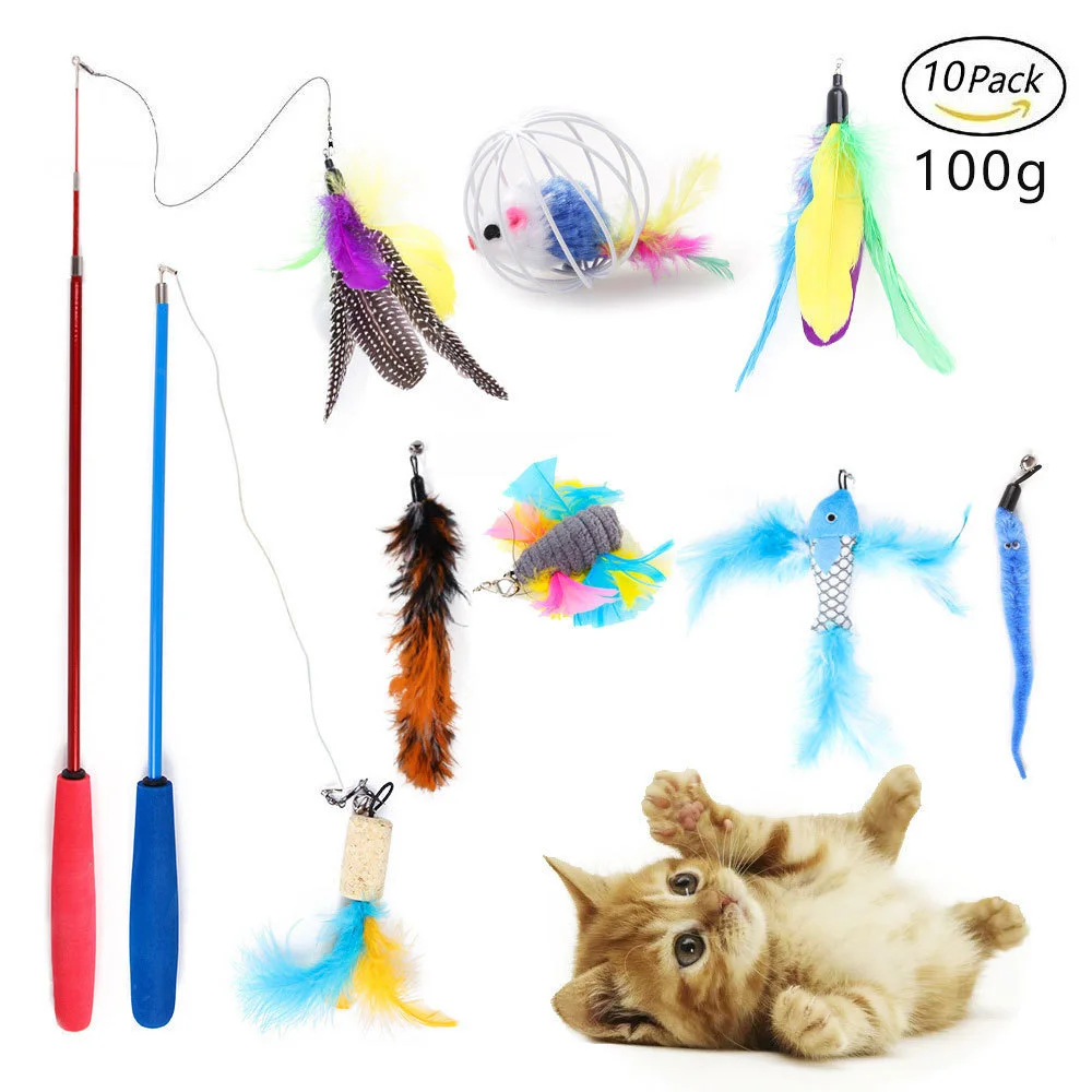 

Eco-Friendly Cat Toy Tunnel Interactive Colorful Cat Toy Set Foldable Tunnel Pet Cat Toy, As picture