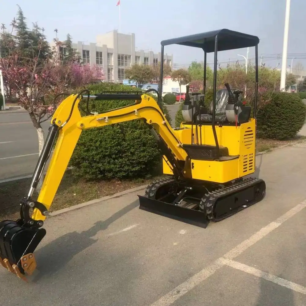 

FREE SHIPPING Cheap Best 1.7t 1.7 ton Mini Excavator Mini Digger Excavadora Excavators Prices with Attachment Bucket