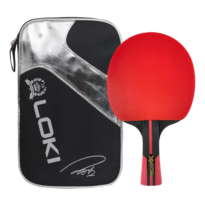 

LOKI X3 wholesale table tennis racket bat set ping pong blade set cheap price, Customized