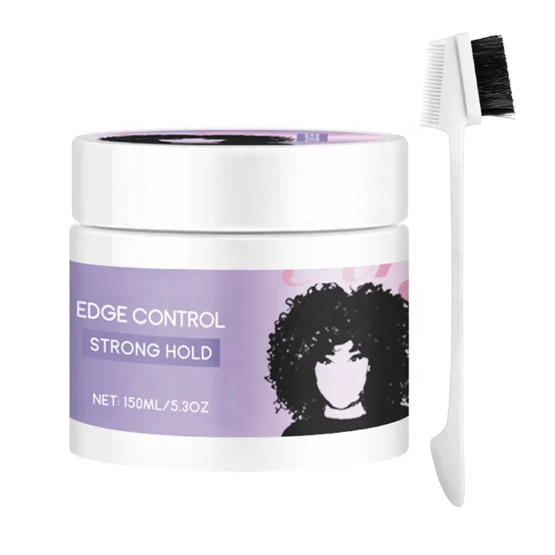 

ARGANRRO vegan strong hold edge control no residue for south africa hair, 10 kinds colors for clients choose