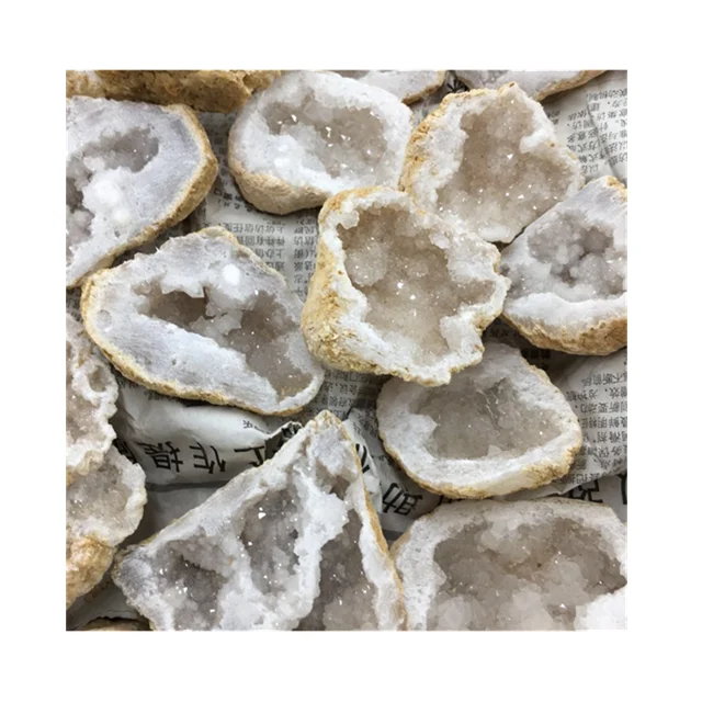 

natural healing crystals stone home decoration Agate cluster geode for sale