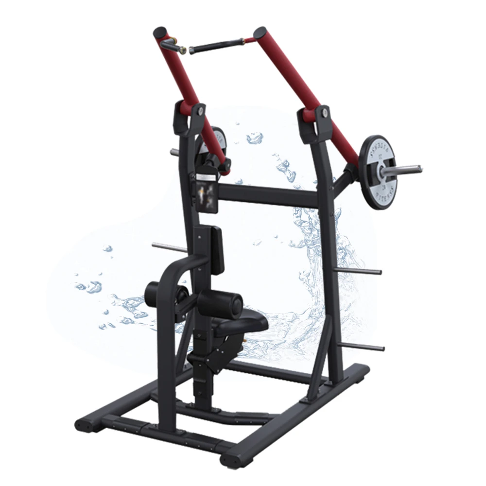 Free weight discount lat pulldown machine