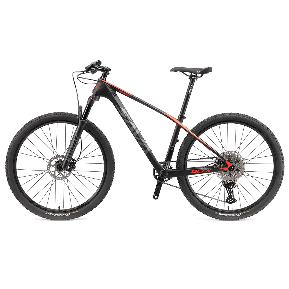 

SAVA T800 Carbon Fiber Frame Adult Mountain Bike Cycle 36 Speed 29 Inch High Quality Carbon Fiber Disc Brake MTB Bicycle, Black red/black grey (optional)
