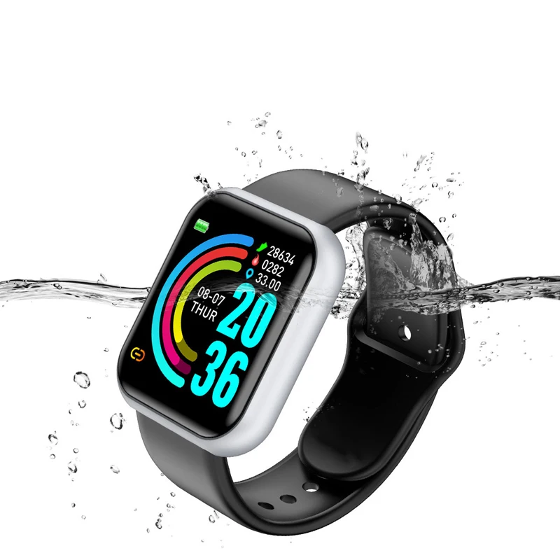 

New Arrival D20 Fitpro App Smart Watches D20 Y68 Waterproof Sport Fitness Tracker Heart Rate Blood Pressure Smart Bracelet