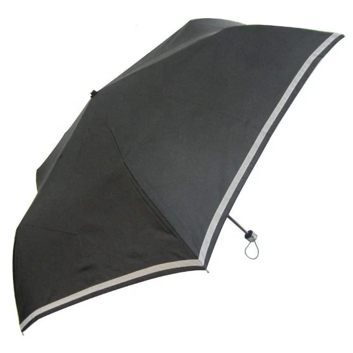 
Lightweight fiberglass bone with safety reflective tape Solid 3-stage folding umbrella | made to order 