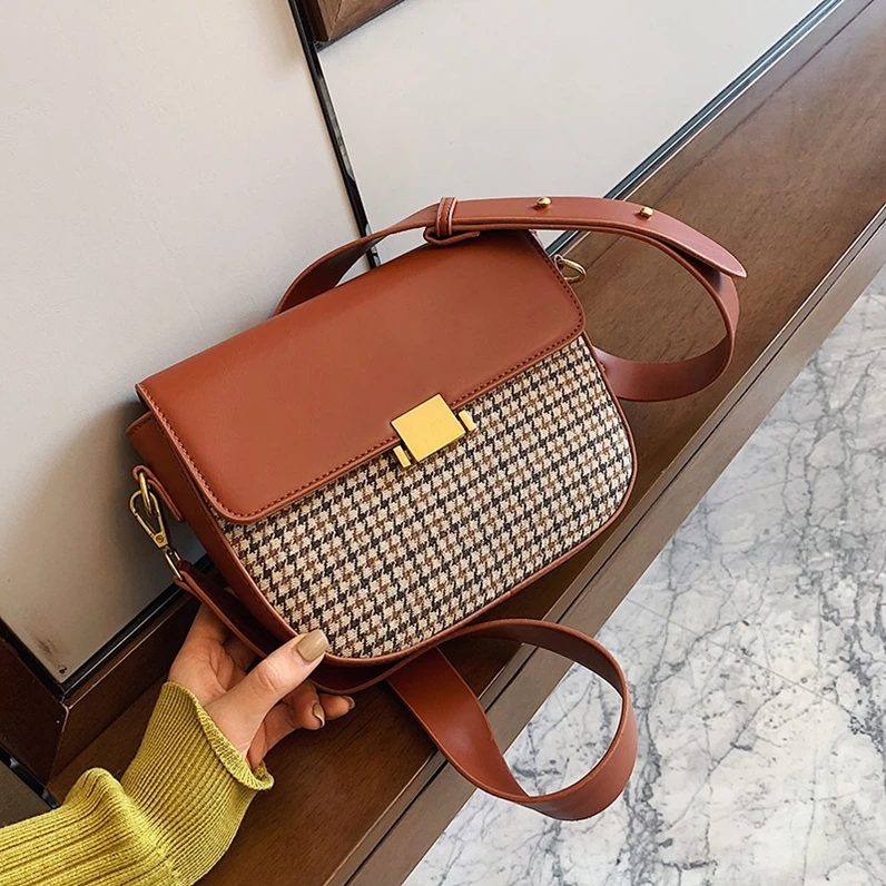 

XP1172 Retro shoulder messenger bag western style saddle bag
