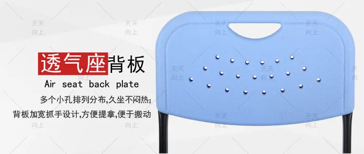 Single Seater Attached School Desks and Chair Stable School Furniture Classroom Student 2-Piece Set Writing Desk