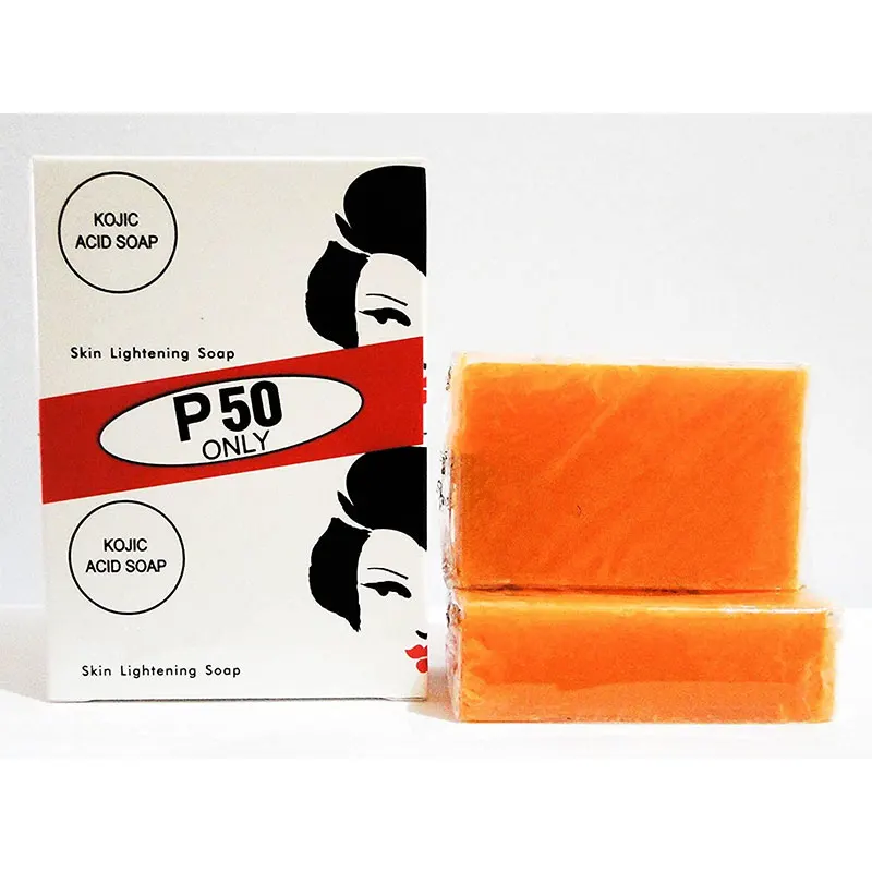 

Hot selling stock Handmade Skin Lightening Kojic Acid glutathione and kojic acid soap For Daily Skin Care, Orange