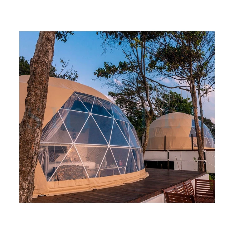 

Transparent glamping tent house dome for sale, White, transparent