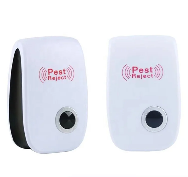 

Hot Selling Products Ultrasonic Pest Repeller Electric Mosquito Rat Repellent Safe for Baby, White