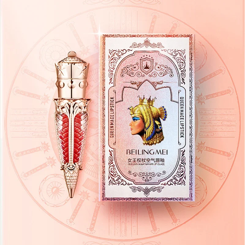 

Rose Gold Mini Crown Lipstick Tricolor Queens Scepter Radish Shape Velvet Matte Lipgloss Waterproof Private Label Lip Gloss