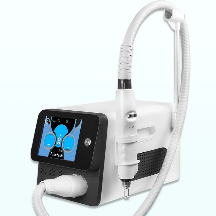 

Portyable Pico Q Switched Nd Yag Laser 1064nm 532nm Picosecond Laser Tattoo Removal Machine PicoLaser Factory Price
